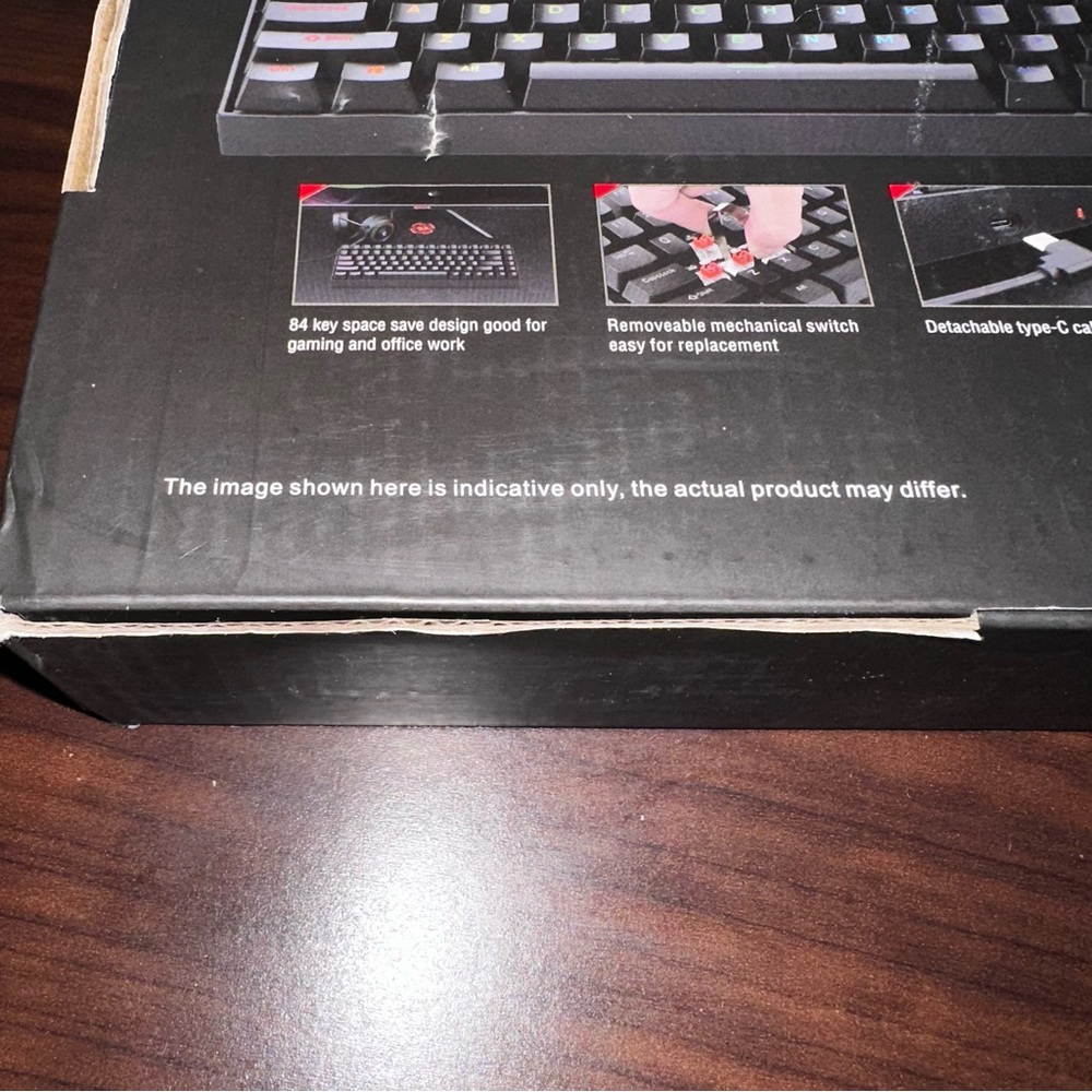 Red Dragon Phantom 84 Key Mechanical Keyboard: NWT - Picture 15 of 16